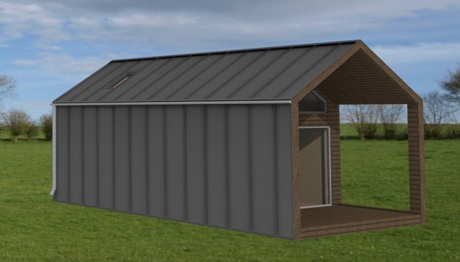 Insulated sauna house-Camping House