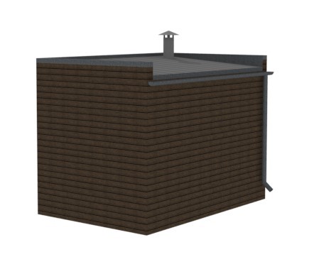 Insulated sauna 3.5 x 2.3m