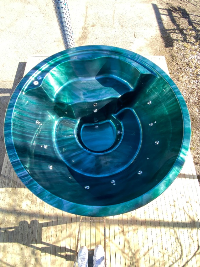 Acrylic shell hot tub classic IN - OSLO