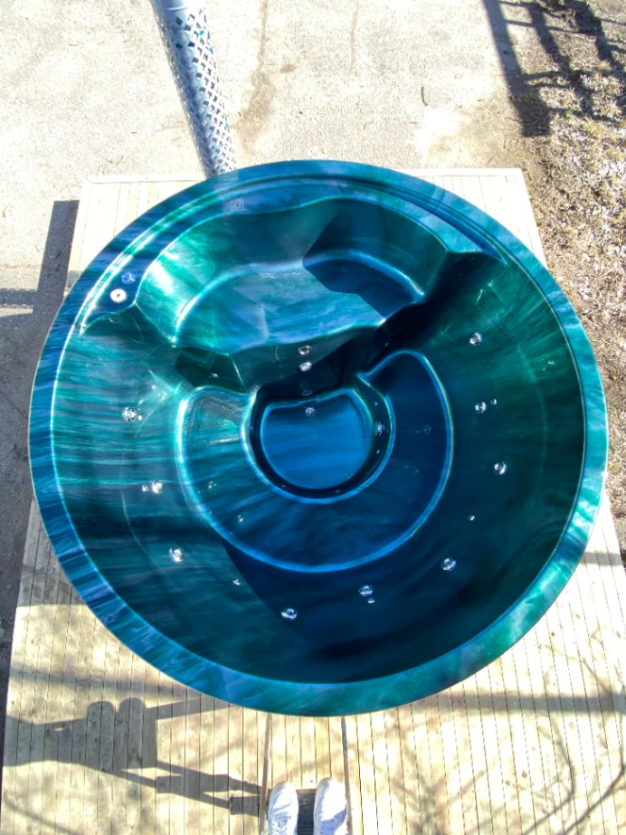 Acrylic shell hot tub classic IN - OSLO
