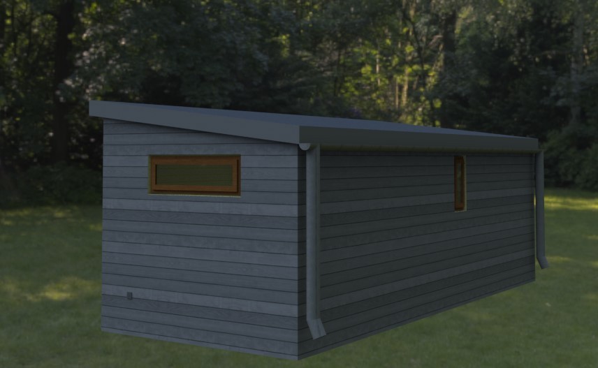 Insulated sauna house - JUTA