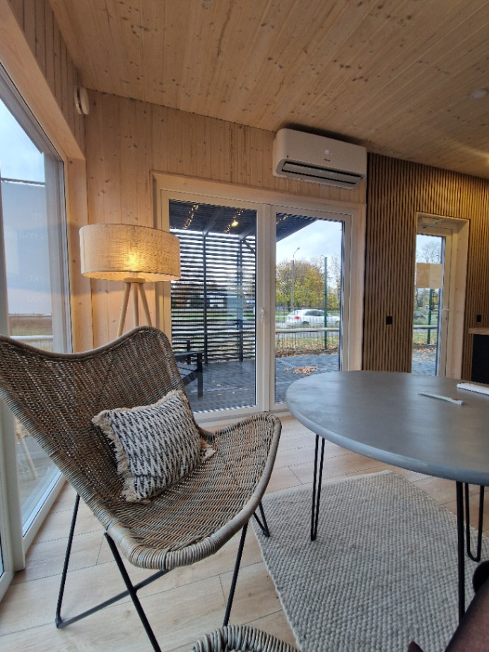 Vissezonas siltināta moduļu māja