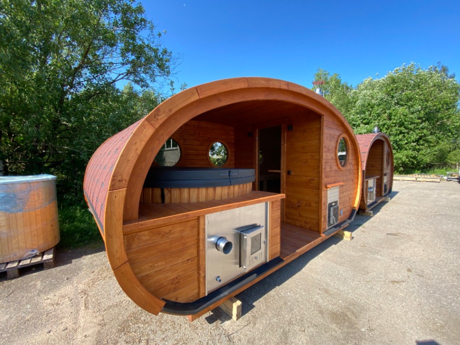 Sauna with hot tub - Hobbit house