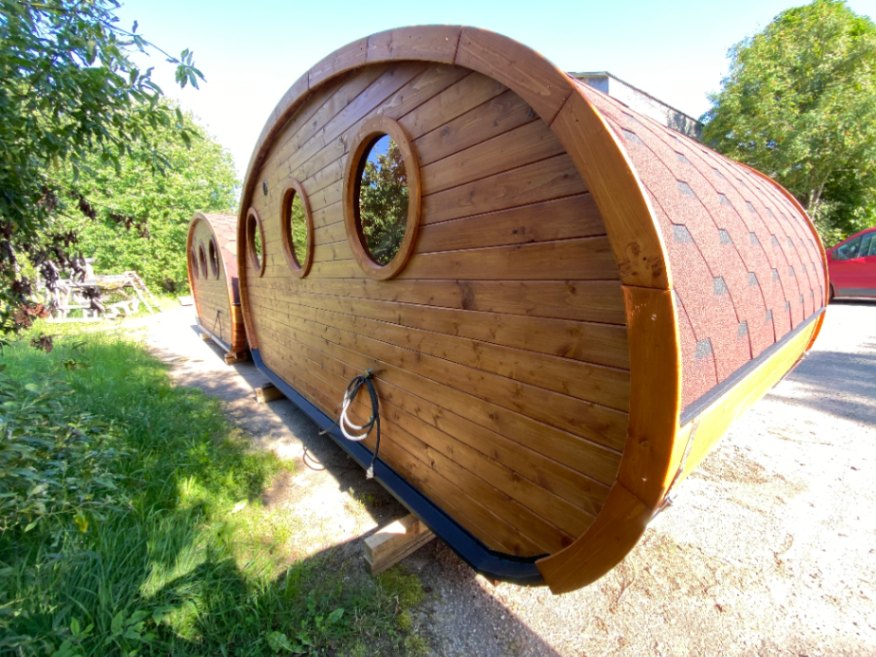 Sauna with hot tub - Hobbit house