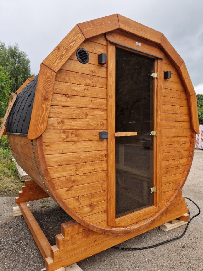 Round barrel sauna - CLASSIC